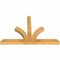 Ekena Millwork Richland Rough Sawn Timber Gable Bracket, Western Red Cedar, 60"W x 40"H x 4"D x 4"F, 16/12 Pitch GBW060X40X0404RIC00RWR - alternate 4